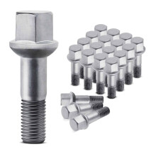 M12 x 1.5 Wheel Studs 20 Pack Front and Rear Kit Compatible with Mercedes CLK C43 SL550 SL55 OEM Fit