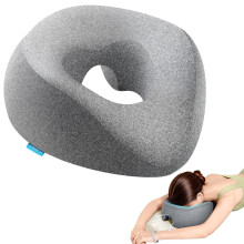 Face Down Pillow for Eye Surgery Recovery with Memory Foam Massage Headrest and Breathable Cradle