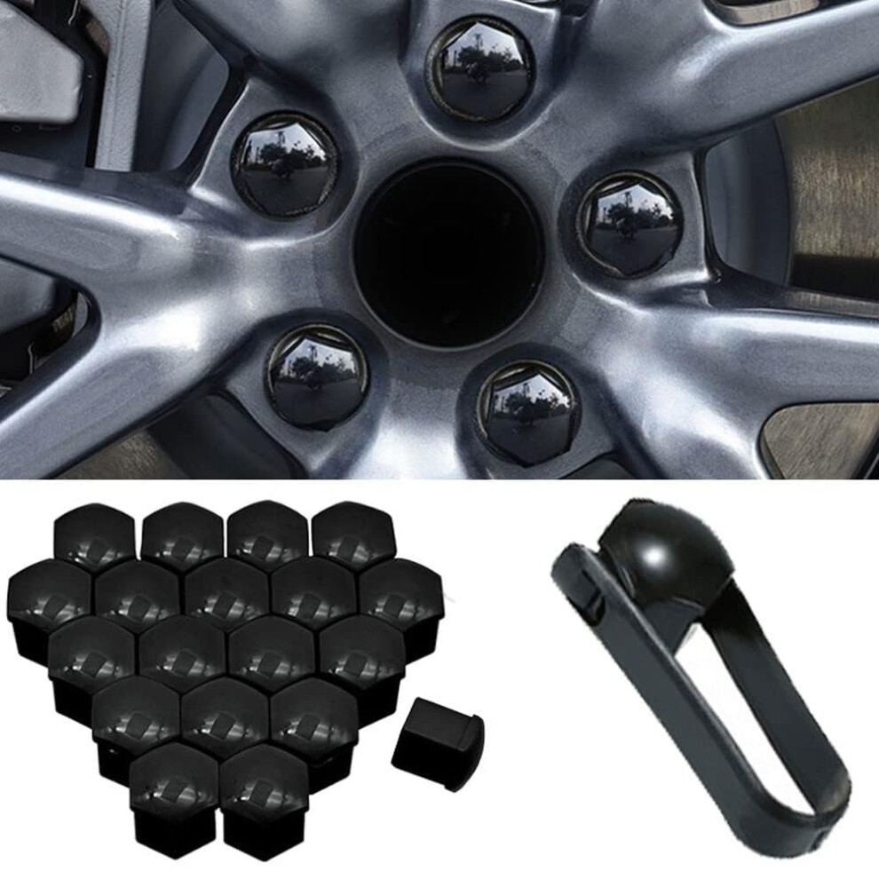 20Pcs 21Mm Wheel Nut Covers For Hyundai Ioniq 5 20222025 Lug Nut Caps Waterproof Dustproof Black 9174973131335