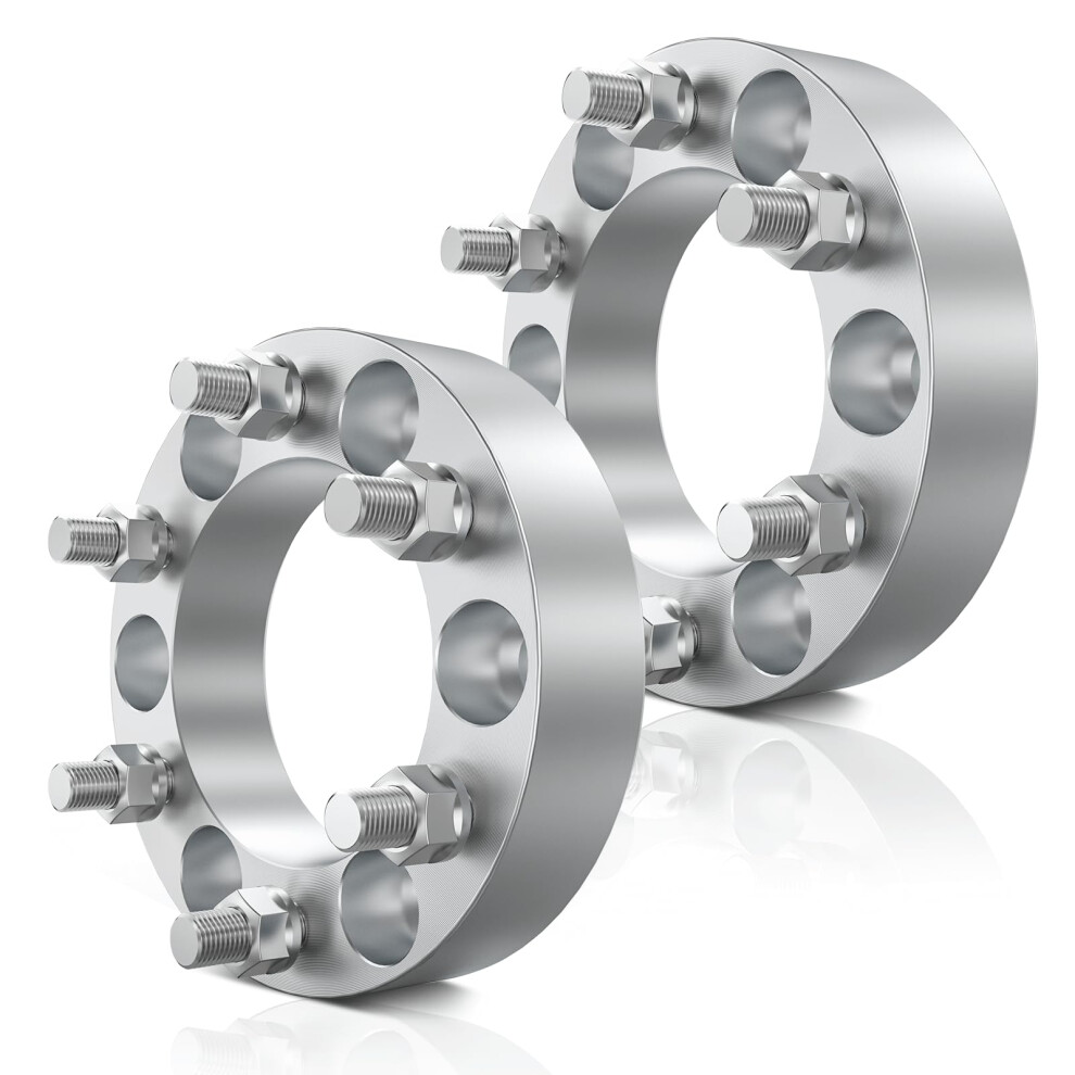 6X127 Hub Centric Wheel Spacers 1.5In Aluminum For Chevy Trailblazer Gmc Envoy Suv 38Mm 2Pcs 9174973728009