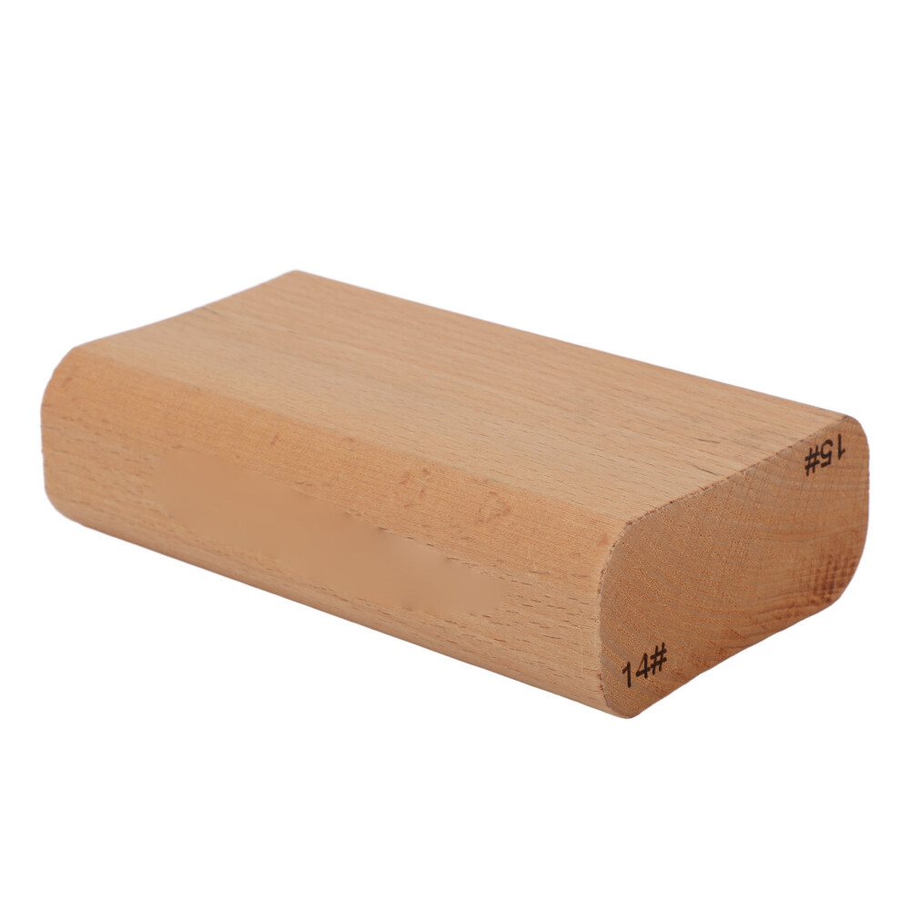 Wood Radius Sanding Block For Guitar Fretboard, 14 & 15 Inch, Maple 7901390148637