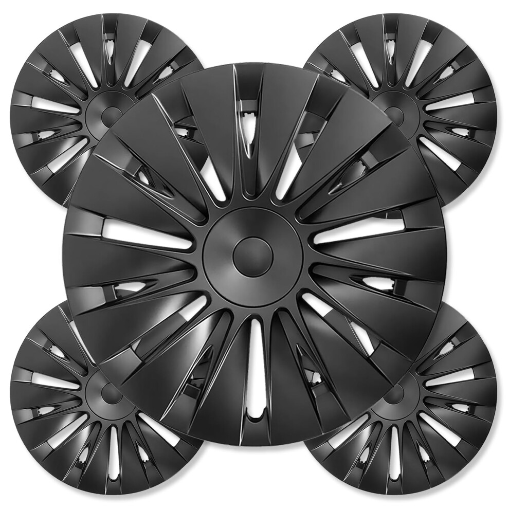 Hubcaps 19 Inch Blade Style Wheel Covers For Tesla Model Y 20202024 Abs Rim Protectors 4Pcs 9174973728177