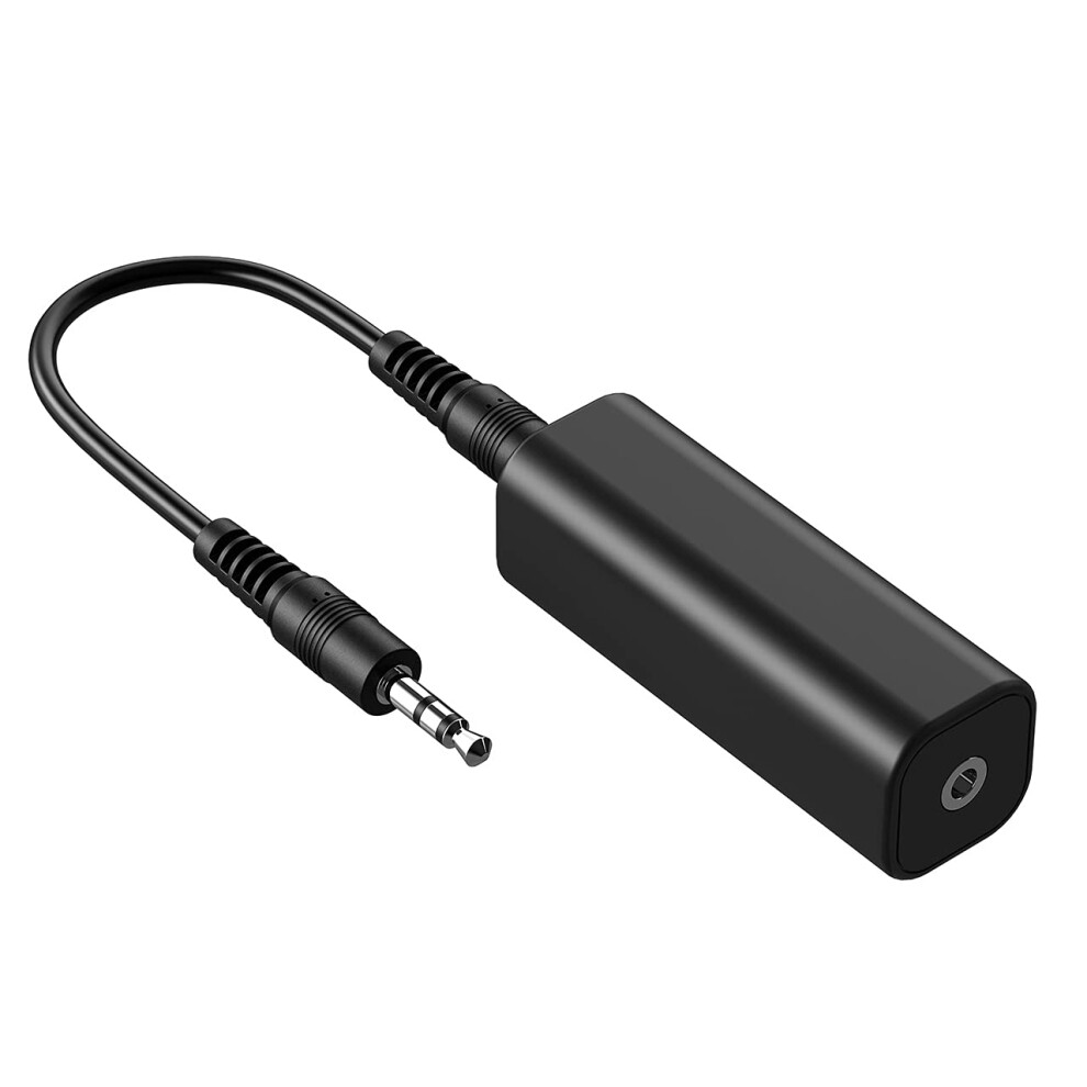 Ground Loop Noise Isolator With 3.5Mm Cable For Clear Sound In Car And Home Stereo (Grey) Grey 9169991826721