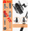 Universal Microphone Shock Mount for Condenser Mics, Adjustable Holder with Noise Reduction, Black 4