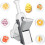 Vegetable Slicer with Adjustable Thickness Control and Container, Safe Mandoline for Kitchen 1