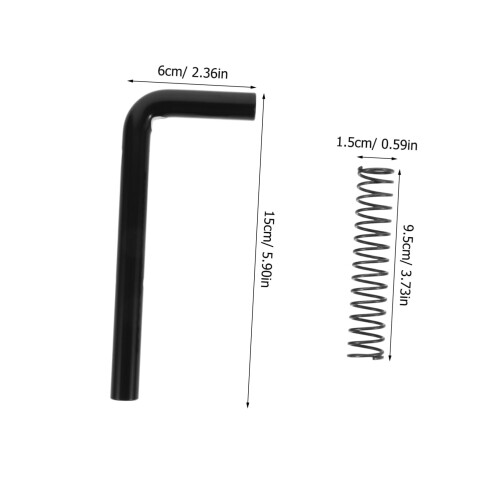 Heavy Duty Utility Trailer Gate Latch Kit with Secure Spring Latch and Quick Release Mechanism 1