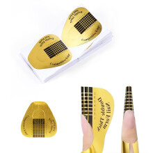 Nail Extension Forms 100pcs Horseshoe Shape Support for Builder Gel and Acrylic Nails