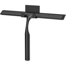 Stainless Steel Shower Squeegee with Hook for Glass Doors, 10 Inch Blade for Bathroom and Car Windows