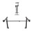 Keyboard Stand Extension Adjustable 42‑75cm Universal Second Tier Riser for Electronic Organ 3