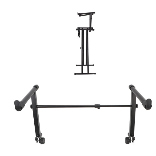 Keyboard Stand Extension Adjustable 42‑75cm Universal Second Tier Riser for Electronic Organ 2