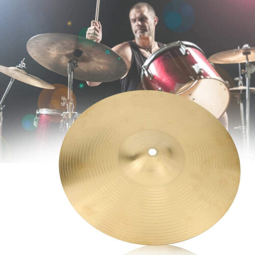 12 Inch Drum Kit Cymbal   Pitched Precise 12in Sizing, Durable Replacement for Drum Set
