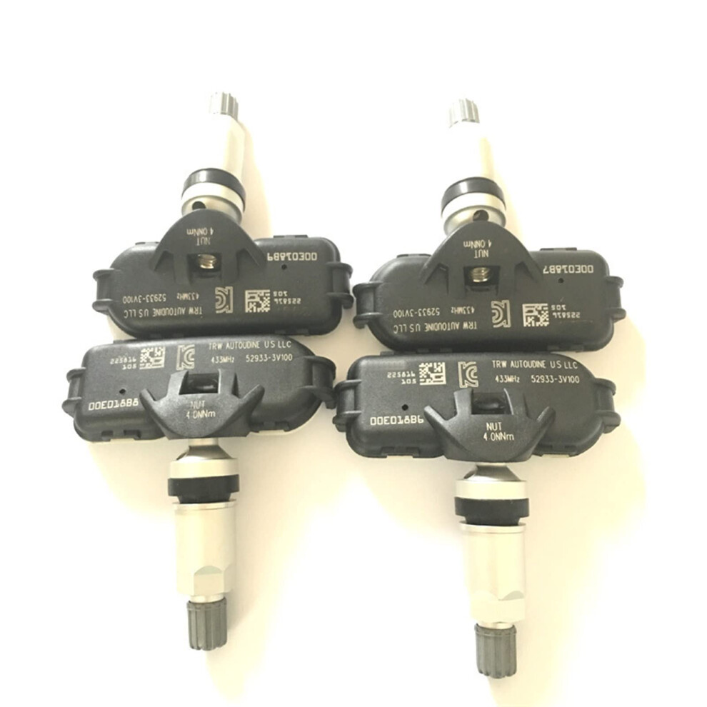 4Pcs Tpms Sensor 529333V100 For Hyundai I40 Vf 20112014 Realtime Tire Pressure Monitoring 9174973728740