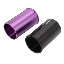 Adaptador de tubo de tija de sillín rojo 31.8-34.9mm de aleación de aluminio
