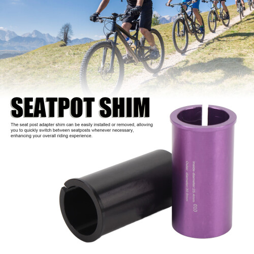 Entretoise adaptatrice pour tige de selle 25,4-30,9 mm finition texturée 2