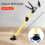Adjustable Support Pole 2PCS, 88lb, 11-81in, Yellow/Blue 9
