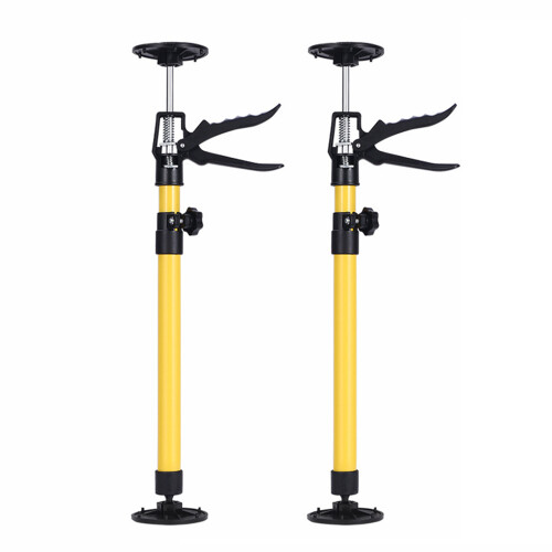 Adjustable Support Pole 2PCS, 88lb, 11-81in, Yellow/Blue 1