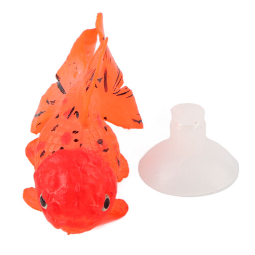 Artificial Fish Glowing Effect Silicone Goldfish for Aquarium Decoration GF04 1