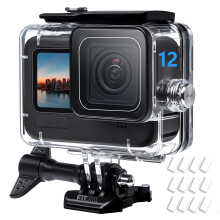 Waterproof Diving Housing 60M with UltraClear Lens and RustResistant Hardware for GoPro Hero 12 11 10 9