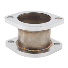 Rust Proof V Band Flange Adapter For Turbo System, High Strength Stainless Steel Flange With Wear Resistant Structure And Perfect Fit For3Inch ID