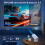Mini Projector with WiFi and Bluetooth, 1080P HD, 4K Input, Auto Keystone, 180 Rotatable Stand 4