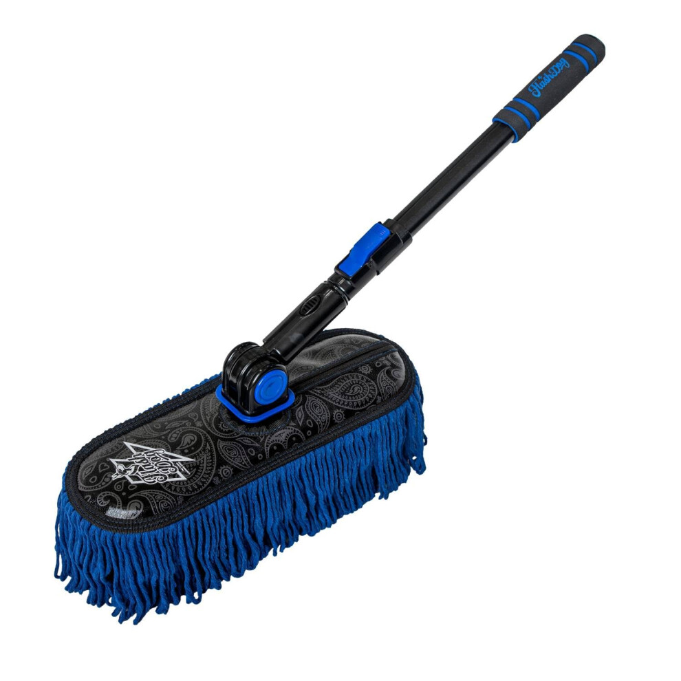Car Duster With Extendable Handle, Scratch Wax Cotton Brush For Suvs Trucks Rvs, Waterless Dust Remover 9113335875708