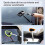 Car Windshield Cleaner with Extendable NonSlip Handle, 180 Rotating Head and 4 Microfiber Pads (Green) 2
