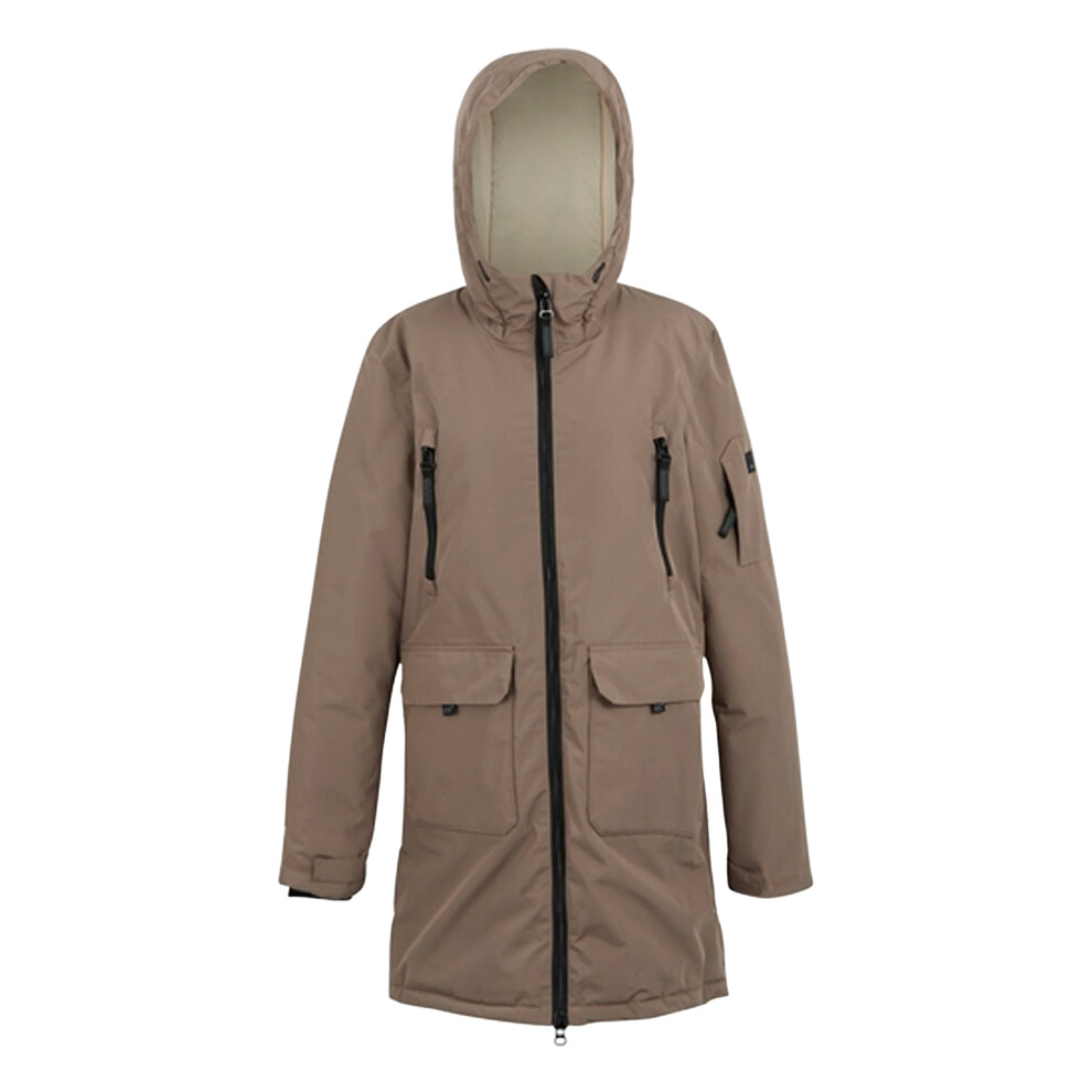New Regatta Women's (16 Uk, Mocha/Perfectly Pale) / Gwynn Insulated Waterproof Jacket Multicoloured