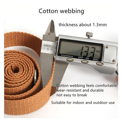 Heavy Duty Cotton Webbing Strap for Bag Making,  Tensile Polyester Cotton Webbing 25mm 50mm 2