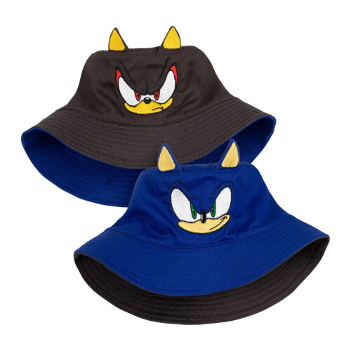 Sonic The Hedgehog Sonic The Hedgehog Boys Cotton Reversible Bucket Hat 1