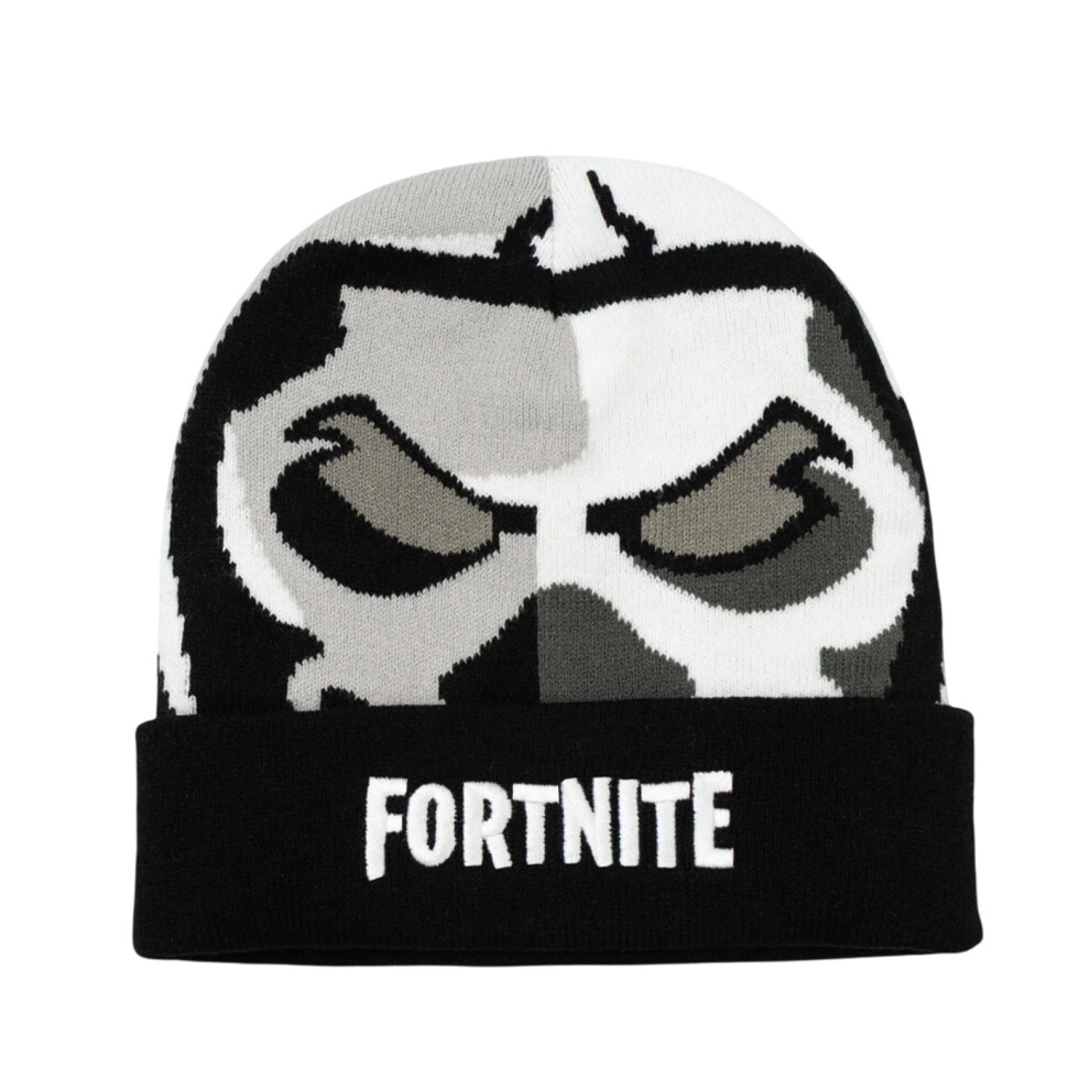 Fortnite Boys Character Knitted Beanie White