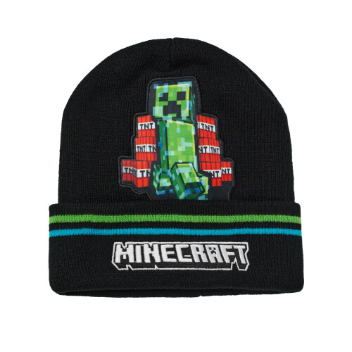 Minecraft Minecraft Boys Creeper Beanie & Gloves Set 2
