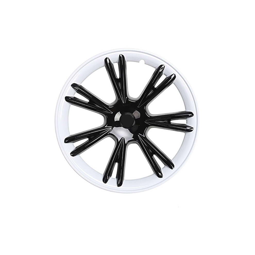 19 Inch Wheel Covers And Rim Caps Noise Reduction Protection 4Pcs For Tesla Model Y Black/White 9053599218203