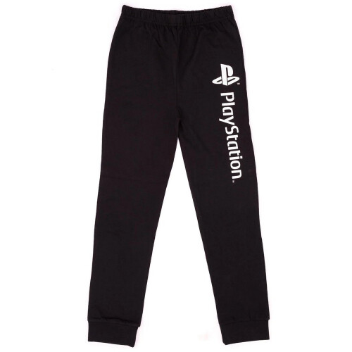 Playstation (5-6 Years, Black/White) Playstation Boys Game Controller Long Pyjama Set 2