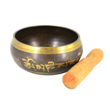 Handmade Brass Tibetan Singing Bowl 8.5cm for Meditation Yoga and Chakra Healing with Clear Tone