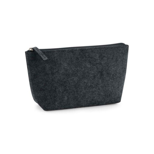 BagBase (12.5cm x 6cm x 16cm, Charcoal Melange) Bagbase Felt Accessory Bag 2