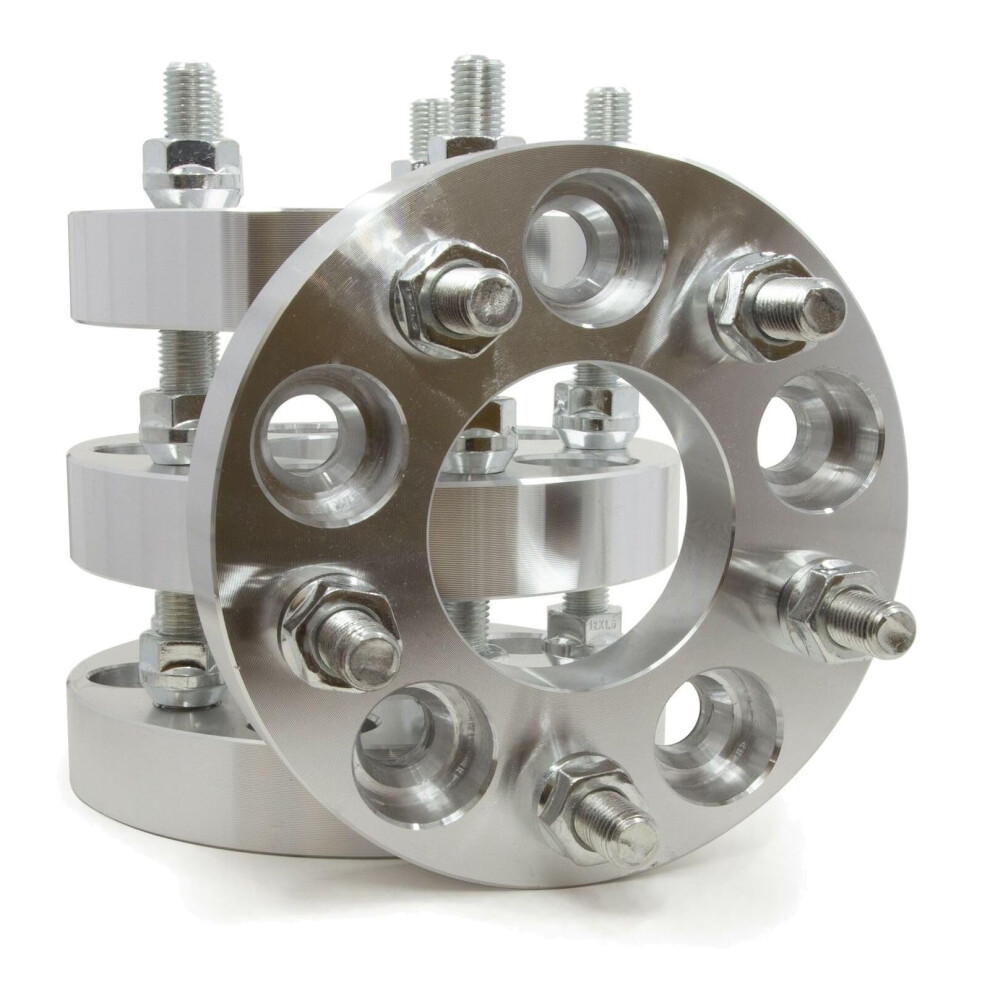 Wheel Spacers 5X114.3 To 5X4.5 Adapter 1In 6061 T6 Billet Aluminum Hubcentric Fit For Charger Challenger 9053599218289