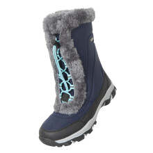 (12 UK Child, Navy) Mountain Warehouse Childrens/Kids Ohio Snow Boots