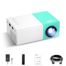 Mini Projector Full HD 1080P with Bluetooth 5.4, Outdoor Movie Projector for Home Theater and Travel