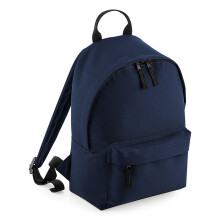 (One Size, French Navy) BagBase Mini Fashion Backpack