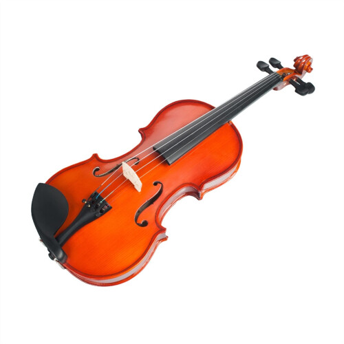 Acoustic Violin 4/4 Full Size Natural Color Set with Case Bow Tuner Mute and Extra Strings 1