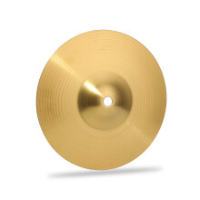 Brass Crash Cymbal for Beginners Bright Cutting Sound Durable Alloy Quick Accent Response