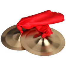5.90 Inch Chinese Gong and Cymbal Handmade Copper for Music Performances and Dance Parties
