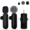 Wireless Lavalier Microphone for iPhone Android Camera, Dual Lapel Mic 4in1 Set with Noise Reduction 1