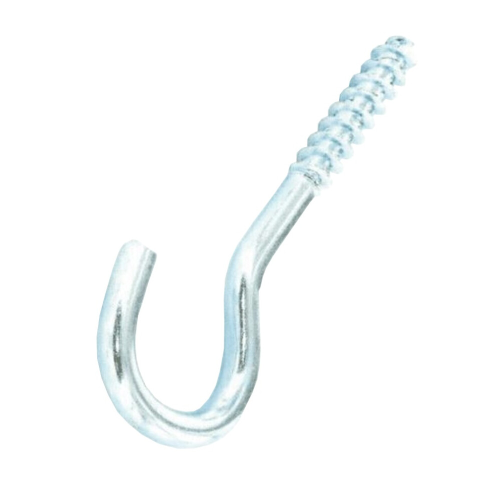 Securit Zinc Plated Screw Hook (Pack Of 2) 5059444585807