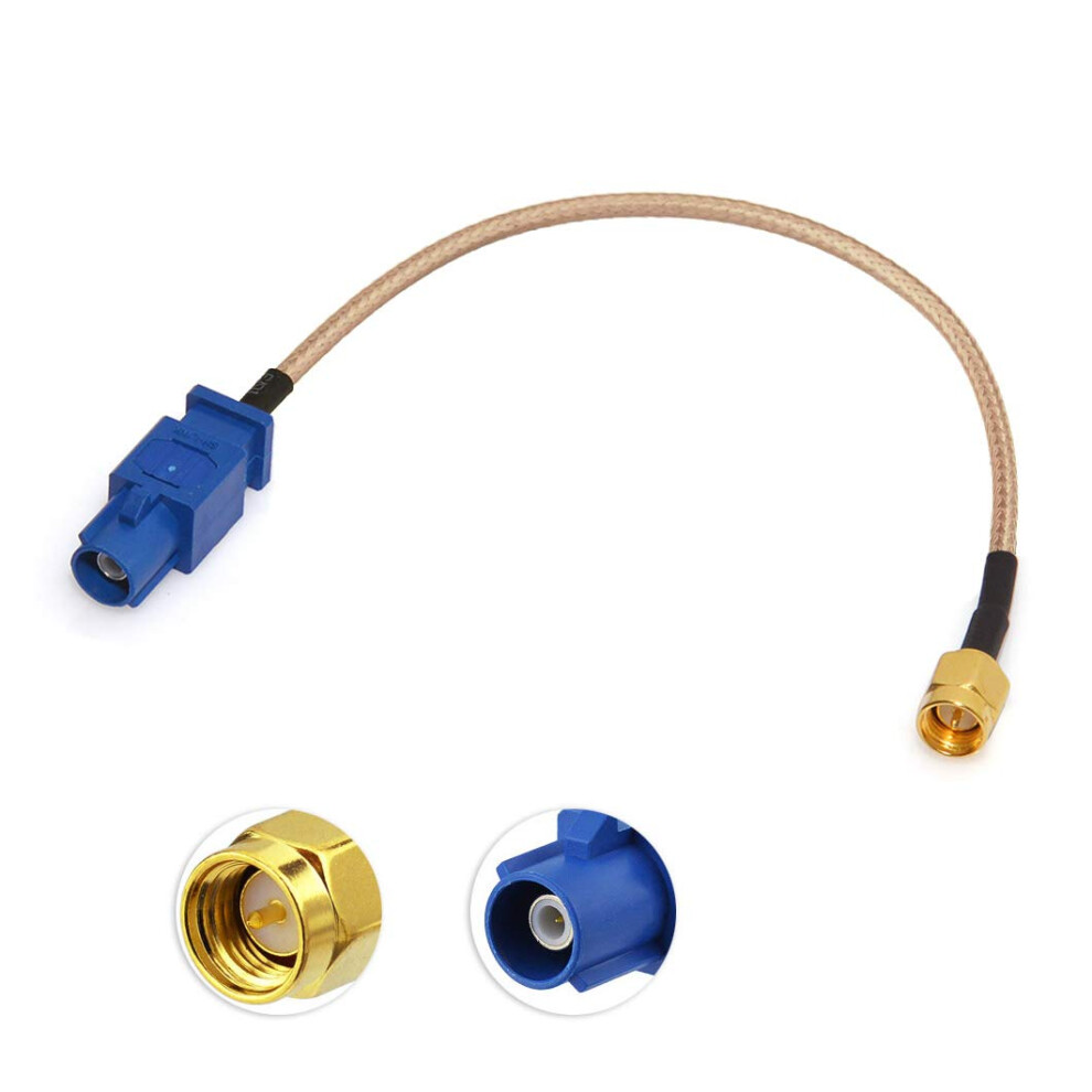 Gps Antenna Adapter Fakra C Male To Sma Male 15Cm Cable For Car Stereo And Navigation 9455672138840