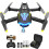 Drone with Camera for Kids, Dual 720P HD, Gesture Control, Lights, Gravity Sensor, 3D Flip, Black 1