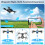 Drone with Camera for Kids, Dual 720P HD, Gesture Control, Lights, Gravity Sensor, 3D Flip, Black 3