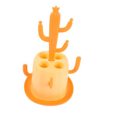 Cactus Shaped Bottle Drying Rack with Multiple Pegs for Glass and Mug Storage, Easy to Clean