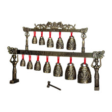 Pattern 3 Chinese Meditation Chime with Distinctive Finish for Folk Percussion and Office Décor