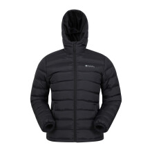 (XS, Black) Mountain Warehouse Mens Seasons II Padded Jacket